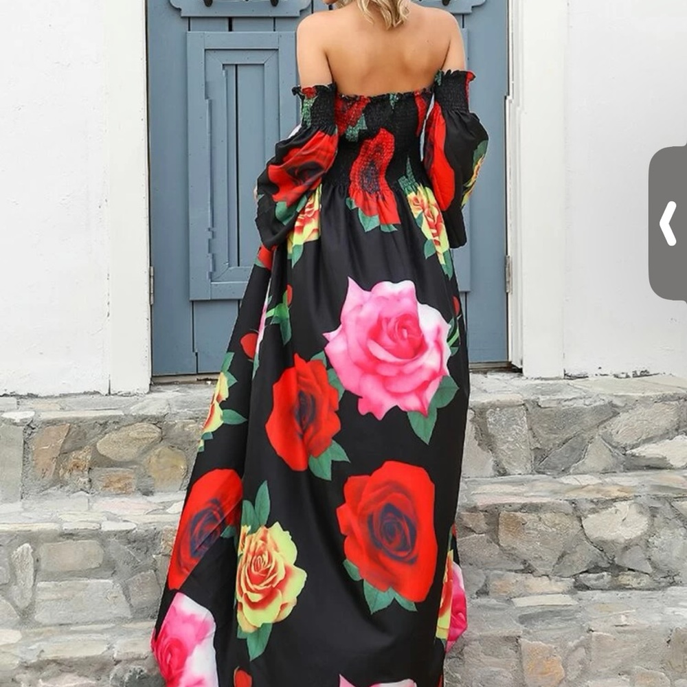 floral boho Maxi dress - Picture 3 of 6